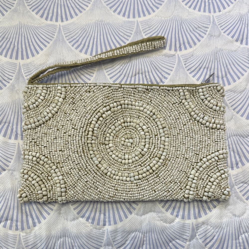 🏝️ Tommy Bahama Beaded Wristlet Clutch - Picture 2 of 8